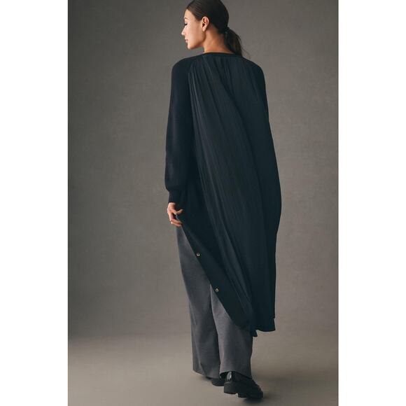 Anthropologie Long Twofer Cardigan Sweater L NWT - Picture 3 of 12